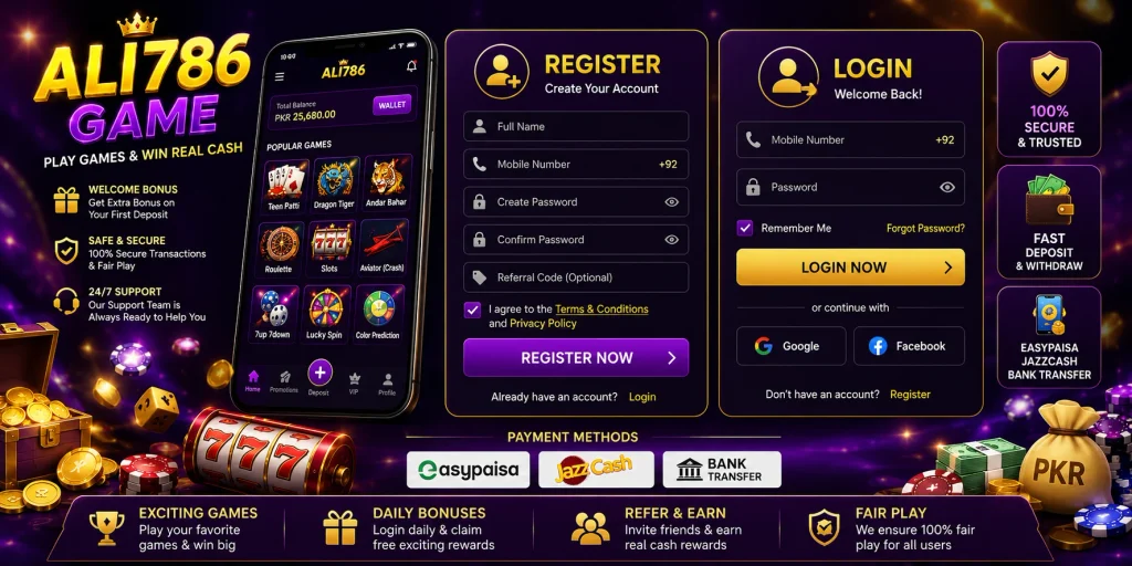 ALI786 Game Login